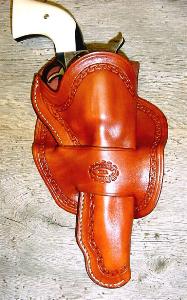 Old West Leather holsters - Cowboy Holsters and Gun Belts - knife sheaths and other old west accessories - SHOWN HERE: THE WEST TEXAS HOLSTER