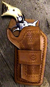 Old West Leather holsters - Cowboy Holsters and Gun Belts - knife sheaths and other old west accessories - SHOWN HERE: THE LAWMAN HOLSTER