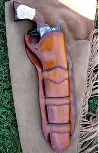 Old West Leather holsters and knife sheaths