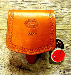 leather cartridge boxes Old West Leather holsters and knife sheaths - Sharps cartidge box