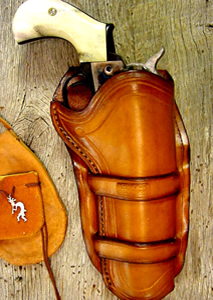 Old West Leather Billy the Kid Historic Cowboy Hero holsters and knife sheaths