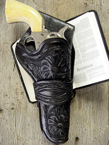 Old West Leather holsters and knife sheaths