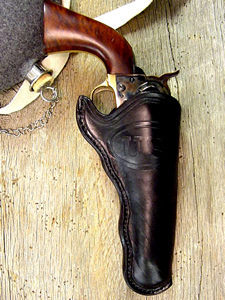 Old West Leather holsters and knife sheaths