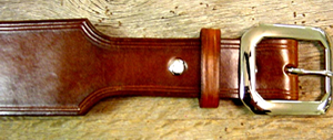 custom leather belts Old West Leather holsters - Cowboy Holsters and Gun Belts - knife sheaths and other old west accessories- SHOWN HERE: OLD WEST LEATHER RIFLE CARTRIDGE BLET WITH BELT LOOPS