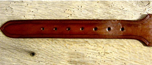 western leather belts Old West Leather knife sheaths - holsters - gun belts in authentic Cowboy hero patterns - Spear point bowie knife with knife sheath shown