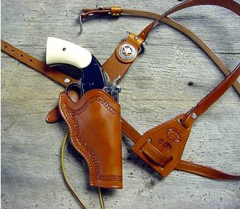 Old West Leather holsters and knife sheaths