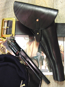 Appaloosa Movie Holsters from Viggo Mortensen and Ed Harris movie - Old West Gun Holsters - Frontier Holsters and Gunleather by Chisholms Trail Leather of Georgia