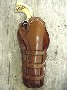 Old West Leather holsters and knife sheaths