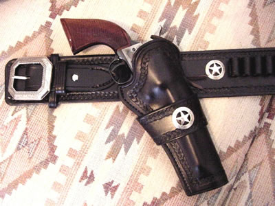 Old West Leather holsters and knife sheaths