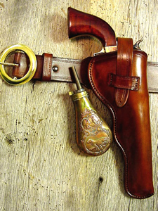 Old West Leather holsters and knife sheaths