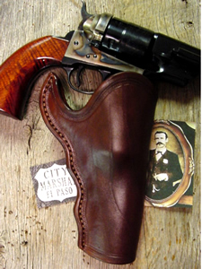 Leather Cowboy Holsters - Old West Leather Marshal Dallas Stoudenmire