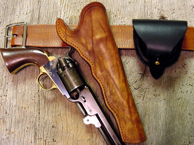 Old West Gun Holsters - Frontier Holsters and Gunleather by Chisholms Trail Leather of Georgia