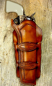 Old West Leather holsters and knife sheaths