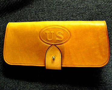 leather cartridge boxes Old West Leather holsters and knife sheaths - Sharps cartidge box