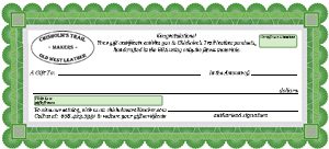 Chisholms Trail Leather - Gift Certificate