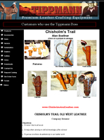 Old West Frontier Gun Leather - Chisholm's Trail articles & newsletters - Tippman