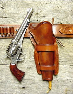 Old West Leather holsters and knife sheaths