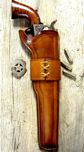 Old West Leather holsters and knife sheaths