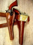western leather holster