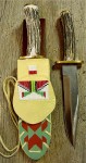 western leather knife sheath