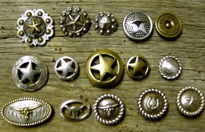 Western Design Conchos