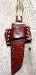 western leather knife sheath