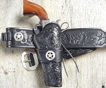 western leather holster