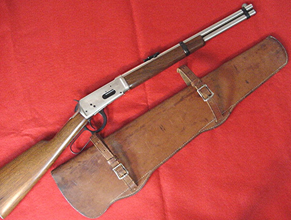 Funda Cuero Para Winchester 94 En Palanca Leather Sheath Rifle Western Scabbard 