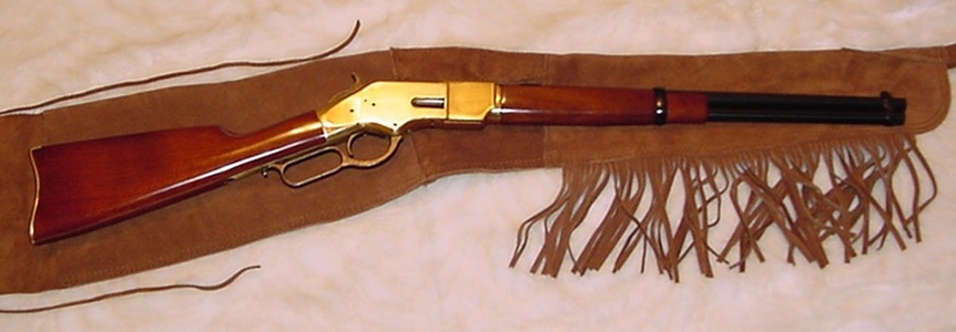 Western scabbard for lever action henry rifle Winchester model, Rossi R92  case.