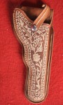 Mexican piteado holster