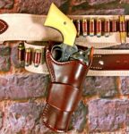 Western Cheyenne Style Holster and Cartridge Belt Combination-saa 